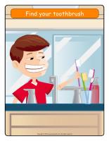 Illustrated routine-Toothbrushing