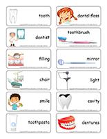 Word flashcards-The dentist