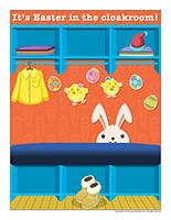 Poster-Easter cloakroom