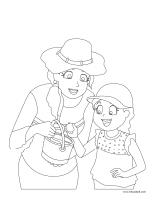 Coloring pages theme-Mother?s Day 2015 Coloring pages theme-Mother?s Day 2015