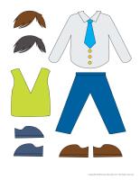 Dress-up dolls-Mom and Dad Dress-up dolls-Mom and Dad