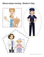 Educa-shape tracing-Mother?s Day Educa-shape tracing-Mother?s Day