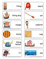 Word flashcards-Vikings