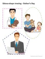 Educa-shape-tracing-Father's Day