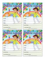 Invitations-Special Day-Dads at daycare