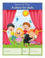 Perpetual calendar-Special Day-A show for dads