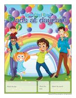 Perpetual calendar-Special Day-Dads at daycare