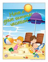 Poster-Have a great-summer vacation