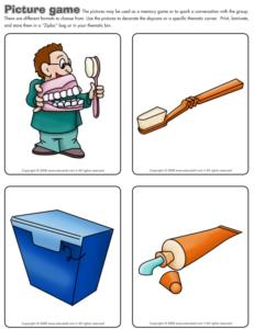 Dental healt-Picture game Dental healt-Picture game
