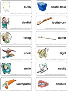 Dental healt-Word flash game Dental healt-Word flash game