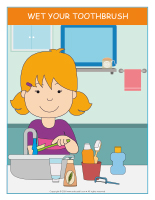 Illustrated tooth-brushing routine-2