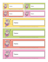 Interactive identification cards-Easter