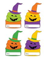 Interactive identification cards-Halloween