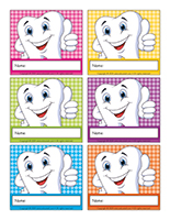 Interactive nametags-Dental health