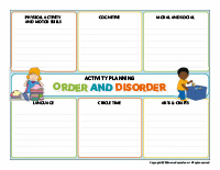 Interactive planning-Order and disorder