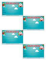 Invitations-Elf hunt-Fun & games