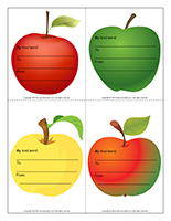 Kind word-Apples-Color