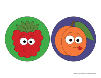 Large stickers-Fruit