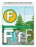 Let’s manipulate the letter-F like forest