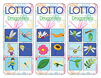 Lotto game-Dragonflies