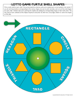 Lotto game-Turtle shell shapes