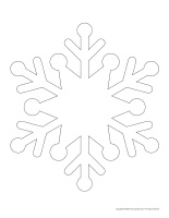 Make your own puppets-Snowflakes