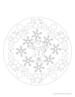 Mandalas-Christmas vacation