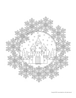 Mandalas-Snow castles