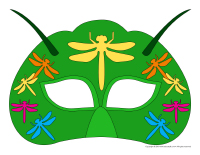 Masks-Dragonflies