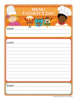 Menu Father’s Day 2023