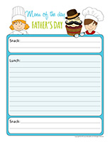 Menu-Father’s Day