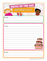Menu-Mother's Day 2022
