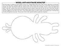 Model Anti nightmare monster