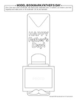 Model bookmark-Father’s Day 2025
