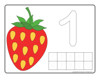 Modeling dough activity placemats-Berries