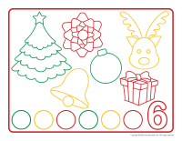 Modeling dough activity placemats-Christmas 2025