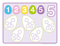 Modeling dough activity placemats-Easter
