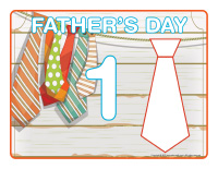 Modeling dough activity placemats-Father’s Day 2022