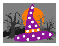 Modeling dough activity placemats-Halloween-2