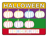 Modeling dough activity placemats-Halloween 2022