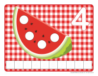 Modeling dough activity placemats-Picnics