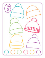 Modeling dough activity placemats-Spring Break