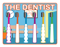 Modeling dough activity placemats-dentist-2