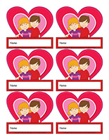 Nametags-Valentine's Day
