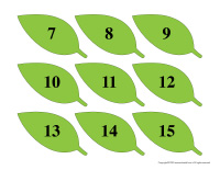 Numbered leaves