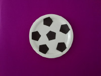 Paper Plate Soccer Ball-3