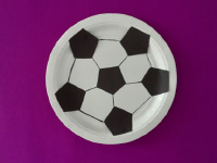 Paper Plate Soccer Ball-4