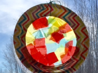 Paper Plate Sun Catchers-4