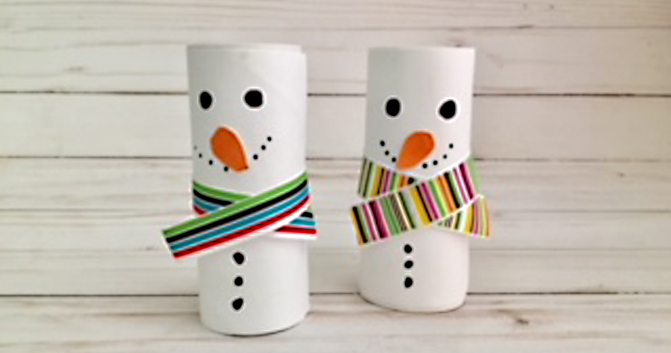 Paper Roll Snowmen - Arts and crafts - Educatall