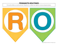 Pennants-Routines